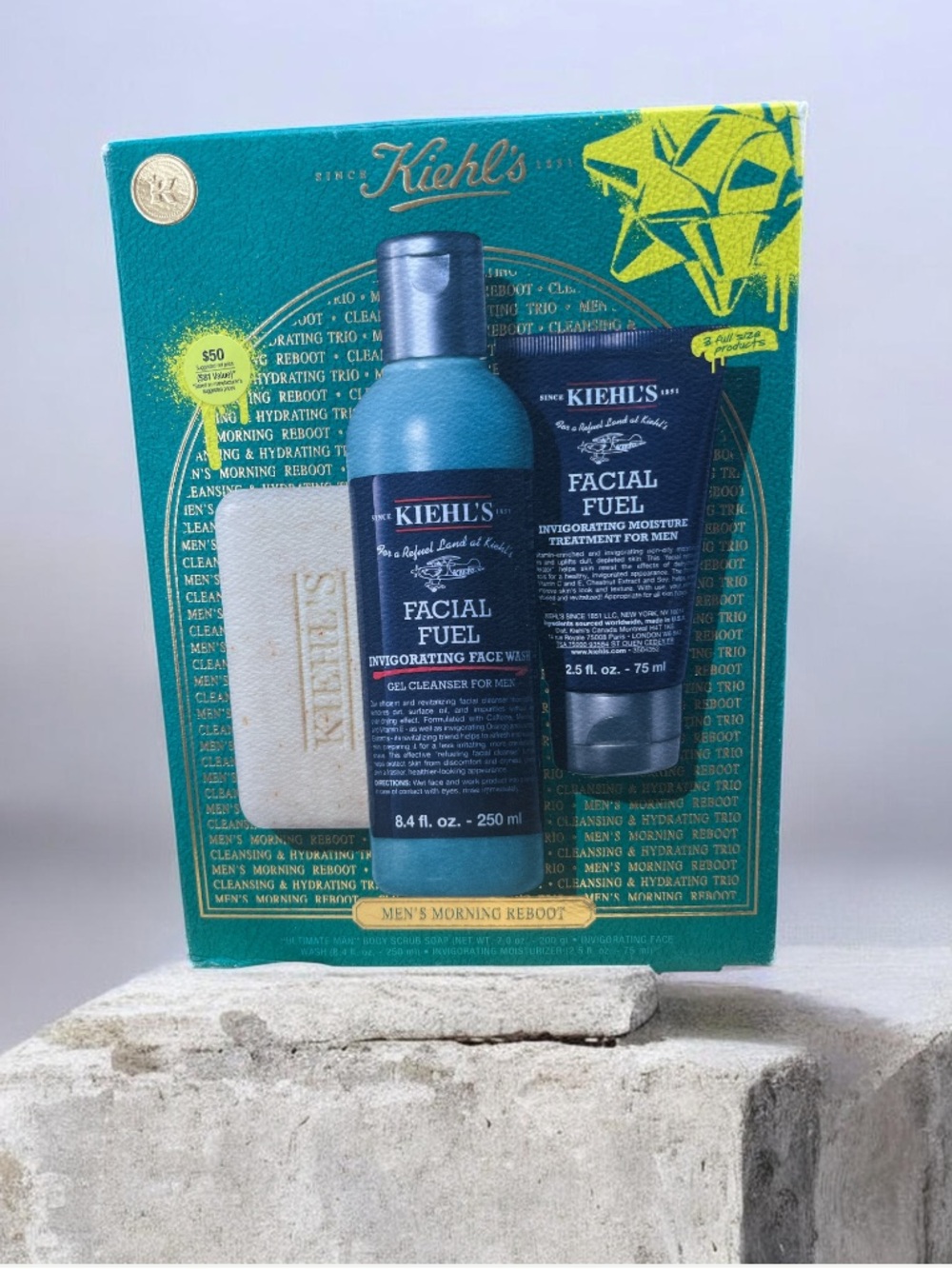 Kiehl's Men’s Morning Reboot Set -